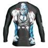 DEHAHA Men's Gorilla Long Sleeve BJJ Rash Guard Grappling Gear Fight Wear, X-Large view 1