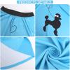 Zwirelz 1950s Poodle Skirt Costume Outfit for Women 4 Pcs 50s Vintage High Waist Swing A-Line Skirt Scarf Eyeglasses Earrings view 4