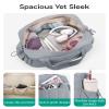 BAGSMART Gym Bag for Women, Duffle Bag for Travel with Wet Pocket, Lightweight Carry on Weekender Duffel, Water Resistant view 3