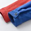 Kids Little Boys Baby Corduroy Button Down Shirts Toddler Long Sleeve Retro Shacket Jacket Top Fall (Blue, 3-4 Years) view 3