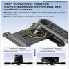 GUB G-92 Quick Take Place Bike Stem Fork Phone Mount 360 Rotatable Aluminum Stem Clamp Phone Holder for Bicycle Bike view 4