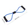 8 Shaped Tension Band, Resistance Stretch Rubber Band Training Rope Tube Strength Training Equipment Workout Fitness Exercise for Yoga Gym (Blue) view 2