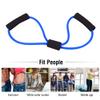 8 Shaped Tension Band, Resistance Stretch Rubber Band Training Rope Tube Strength Training Equipment Workout Fitness Exercise for Yoga Gym (Blue) view 3