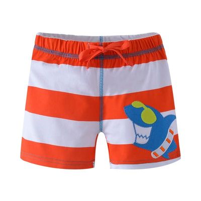 Boys Head Children's Summer Shorts Animal Print Elastic Band Casual Home for 2 to 7 Years Summer Clothes (Red, 4Years)