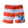 Boys Head Children's Summer Shorts Animal Print Elastic Band Casual Home for 2 to 7 Years Summer Clothes (Red, 4Years) view 1
