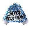 Battle Sports Big Motion Doom Wide Receiver Football Gloves, Ultra Stick Adult & Youth Gloves - Adult X-Large, White/Blue view 1