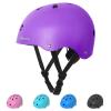 MammyGol Girls Bike Helmet Kids Skateboard Helmets Adjustable Multi-Sport Protective Gear Set Lightweight Helmet Boys Toddler for Skate Scooter Ages 4-8 (Purple) view 1