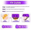 MammyGol Girls Bike Helmet Kids Skateboard Helmets Adjustable Multi-Sport Protective Gear Set Lightweight Helmet Boys Toddler for Skate Scooter Ages 4-8 (Purple) view 2