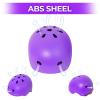 MammyGol Girls Bike Helmet Kids Skateboard Helmets Adjustable Multi-Sport Protective Gear Set Lightweight Helmet Boys Toddler for Skate Scooter Ages 4-8 (Purple) view 3