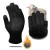 CozyGalar Winter Gloves Men, Thermal Merino Wool,6 Finger Touch Screen, Thickened Warm Fleece lined for Running Biking Christmas Husband view 1