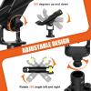 Kayak Fishing Rod Holder, Fishing Boat Rod Holder for Track Mount / Deck Mount, Fishing Rod Holders for Boat, 360 Degree Adjustable Fishing Pole Holders 2Pack view 3