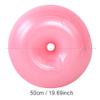 ChengyuWei Anti Burst and Slip Resistant Exercise Ball, Ball Exercise Ball Yoga Ball, Yoga Ball Exercise Ball for Working Out, Yoga Ball Fitness Ball, 50cm PVC Pink Doughnut Shape view 2