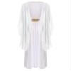 winying Women Ancient Greek Roman Queen Dance Dress Sleeveless Chiffon Tunic Robe Church Worship Costume White Small view 4