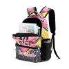 CUXWEOT Cheer Bag Cheerleading Backpack Laptop Bag Customized Travel Daypack for Gift(Pink Black Gold) view 2