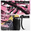 CUXWEOT Cheer Bag Cheerleading Backpack Laptop Bag Customized Travel Daypack for Gift(Pink Black Gold) view 4