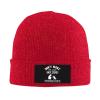 TANGZHONGK Don't Make Me Use My Dog Training Voice Knit Beanie Hats Men Women Black Winter Hats Skull Caps Warm Classic Slouchy view 3