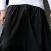 QOAAIE Men's Drawstring Hippie Harem Pants Loose Elastic Waist Drop Crotch Trousers Retro Stretchy Lounge Pants (Black,Large) view 4