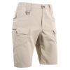 Ymosrh Men's Casual Tactical Cargo Shorts - Lightweight Quick Dry Breathable Hiking Fishing Shorts (L, Khaki) view 1