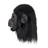 Adult Halloween Costume Animal Baboon Latex Full Head Mask Monkey Chimp Cosplay Props Smile Black Gorilla Ape Party Helmet view 4