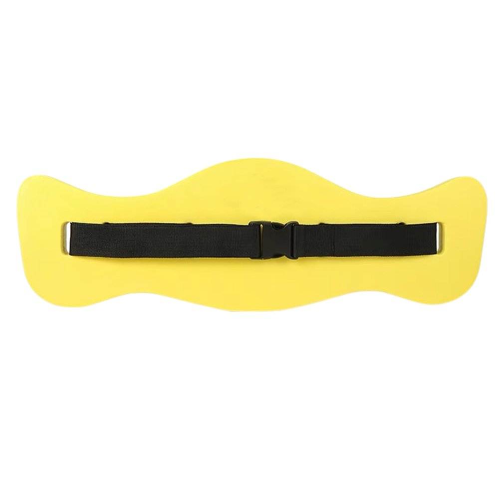 Swim Belt Floatation Belt: EVA Foam Water Aerobics Belt with Adjustable Strap, Flotation Belt Water Belts for Pool Exercise, Buoyancy Belt Swim Kickboard for Beginners Adults Kids (Yellow, 28.3" L)