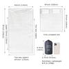 Exermil 100% Silk Sleep Sack with Zippers on 3 Sides, 87x43 Large Sleeping Liners for Hotels, Travel & Camping, Multifunctional Travel Sheets (Unzipped:87x87) for Adults, Lightweight, All Seasons view 3