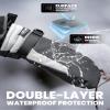 OutdoorMaster Ski Snow Mittens for Women & Men, Thermal Snowboard Ski Gloves Screen Touch, Warm Winter Anti-Slip Waterproof with Double-Pocket for Cold Weather Sports, Skiing, Snowboarding view 3