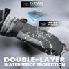 OutdoorMaster Ski Snow Mittens for Women & Men, Thermal Snowboard Ski Gloves Screen Touch, Warm Winter Anti-Slip Waterproof with Double-Pocket for Cold Weather Sports, Skiing, Snowboarding view 3