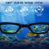 Hurdilen Kids Swim Goggles, Swimming Goggles for Kids Toddlers 3-14 with Swim Cap, Nose Clip, Nose Bridge, Ear Plugs view 4