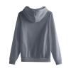 CCHZYSKO Tracksuit 2 Piece Autumn Winter Solid Casual Jogger Gym Sport Pocket Long Sleeve Sweatsuit Hoodies and Sweatpant Set 01-Dark Gray view 3