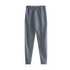 CCHZYSKO Tracksuit 2 Piece Autumn Winter Solid Casual Jogger Gym Sport Pocket Long Sleeve Sweatsuit Hoodies and Sweatpant Set 01-Dark Gray view 4
