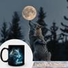 Hyturtle Personalized Wolf Mug - Christmas Birthday Gifts For Wolf Lovers - Wolves Gifts for Girls Men Women - Wolves Lover Gifts for Wild Animal Lovers Custom Name 11oz Black Ceramic Coffee Tea Cup view 4