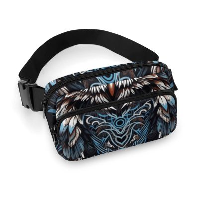 Owl Fanny Pack for Women Men Waist Bag Belt Bag Adjustable Casual Bag for Travel Sports Hiking