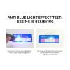 laureles Bling Crystal Cat Eye Reading Glasses Rhinestone Blue Light Blocking Leopard Eyewear for Women L18 (C1, +2.00 Magnification) view 3