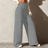 Flare Brand Women's Baggy Joggers - Lightweight High Waisted Y2k Straight Leg Lounge Pants with Pockets, Drawstring 2024 Winter Pants view 3