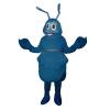 Cartoon Blue Bug Mascot Costume Adult Size for Men & Women with Built-in Fan Inside the Head view 1