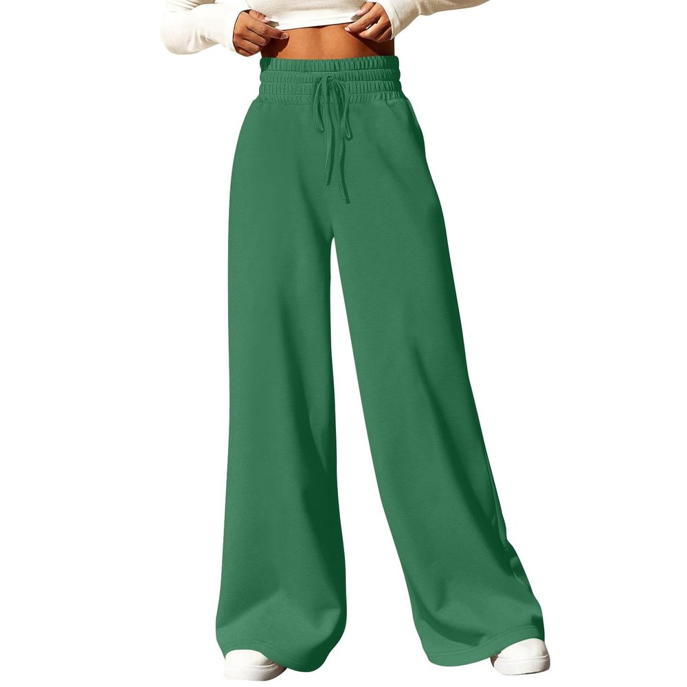 Flare Women's High Waisted Y2k Sweatpants - Lightweight Joggers with Pockets & Loose Fit - Winter Pants
