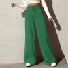 Flare Women's High Waisted Y2k Sweatpants - Lightweight Joggers with Pockets & Loose Fit - Winter Pants view 2