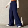 Flare Sweatpants Women Baggy Wide Leg Casual Comfy High Waisted Y2k Lightweight Joggers With Pockets Loose Fit Drawstring Winter 2024 Straight Leg Lounge Pants view 4