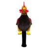Scott Edward Funny Golf Club Cover Fit Well for Driver Golf Club Cute Animal Zoo Design Soft Functional Golf Headcover Stylish Protection for Men and Women (Cock-DR) view 4