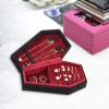 Aosekaa Coffin Shaped Jewelry Box Organizer Multifunction Gothic Style Jewelry Storage Case Holder for Earrings Home Party Engagement view 4