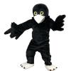 Bulky Black Bird Mascot Costume Adult Size for Men & Women with Built-in Fan Inside the Head view 1