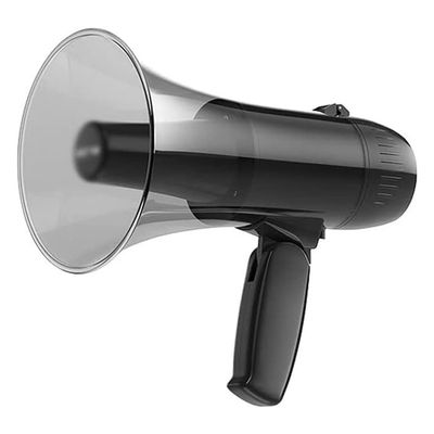 KrrNFYSG Megaphones Portable Megaphones with Built-in Siren and Speaker Handheld Megaphone Speaker Adjustable Volume, USB Bullhorn Clearer