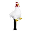 Scott Edward Funny Golf Animal Headcover for Driver Wood Upto 460cc, Pure White Chicken view 1