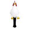 Scott Edward Funny Golf Animal Headcover for Driver Wood Upto 460cc, Pure White Chicken view 3
