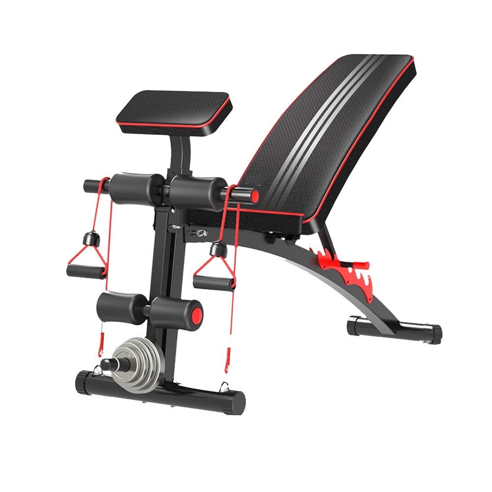NWKHRSO Small Dumbbell Dumbbell Bench, Aids Birds Dumbbell Bench Stool Stool Fitness Chairs with Leg Extension Device Fitness Dumbbell