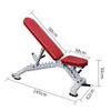 NWKHRSO Dumbbell Stools Weightlifting Bed Abdominal Crunches for Sit-ups Fitness Equipment Fitness Chair 8 Levels of Adjustment view 2