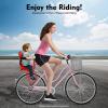 DDBESSIC Kids Bike Seat, Comfortable Rear Child Bike Seat, Back Mount Child Seat for Adult Bike, Removable Toddlers Bicycle Seat with Wider Footrest and Guardrail view 2