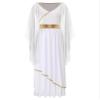 Agoky Womens Ancient Toga Dress Roman Queen Greek Princess Cosplay Role Play Outfits for Halloween White Small view 3