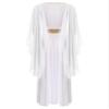 Agoky Womens Ancient Toga Dress Roman Queen Greek Princess Cosplay Role Play Outfits for Halloween White Small view 4