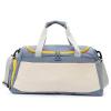 Gym Bag Workout Sports Bag,Sports Travel Bag Carry-on Bag with Shoe Compartment,Waterproof Overnight Bag Workout Bag for Travel Gym Blue view 1